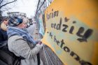 Piketas dėl Kauko laiptų medžių Piketas dėl Kauko laiptų medžių