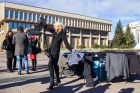 Aktorių protesto akcija prie Seimo Aktorių protesto akcija prie Seimo