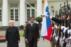 Lietuvoje vieši Slovėnijos prezidentas Lietuvoje vieši Slovėnijos prezidentas