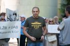 Žydai surengė protesto akciją Žydai surengė protesto akciją