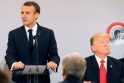 Emmanuelis Macronas ir Donaldas Trumpas