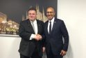 Linas Linkevičius ir Harlemas Desiras